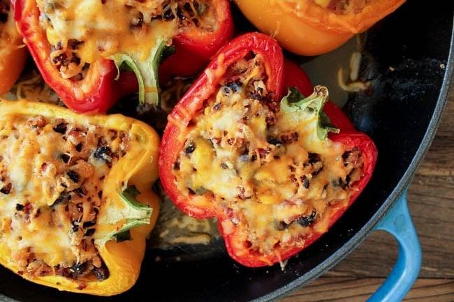 Southwestern Turkey and Quinoa Stuffed Peppers Southwestern Turkey and Quinoa Stuffed Peppers