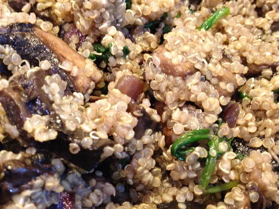Quinoa with Mushrooms Quinoa with Mushrooms
