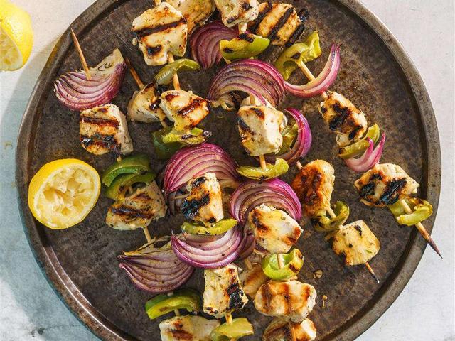 Marinated Greek Chicken Kabobs Marinated Greek Chicken Kabobs