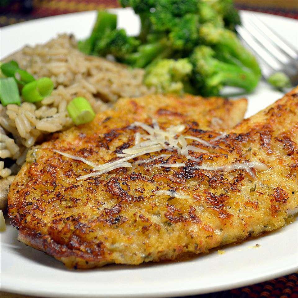 Parmesan Crusted Tilapia Fillets Parmesan Crusted Tilapia Fillets