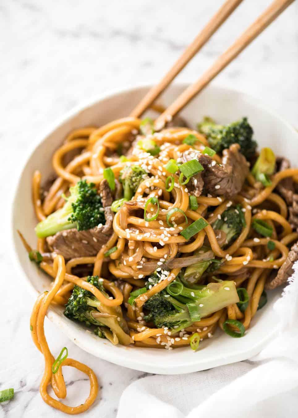 Chinese Beef and Broccoli Noodles Chinese Beef and Broccoli Noodles