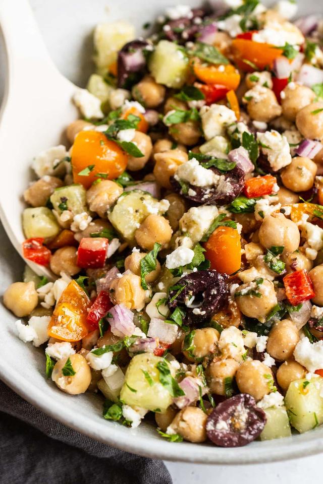 Greek Chickpea Salad Greek Chickpea Salad