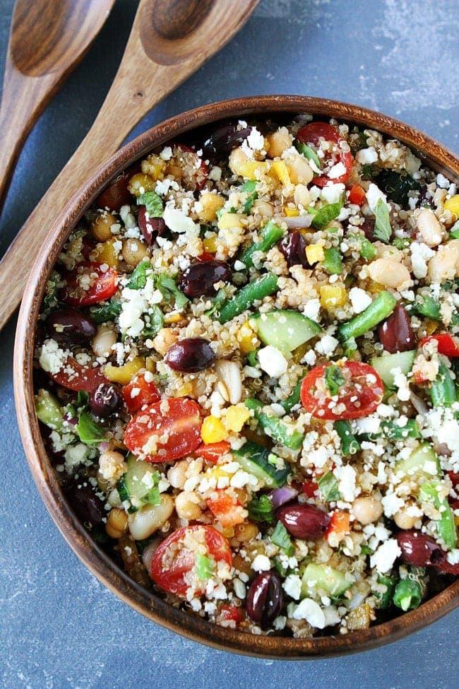 Mediterranean Three Bean Quinoa Salad Mediterranean Three Bean Quinoa Salad