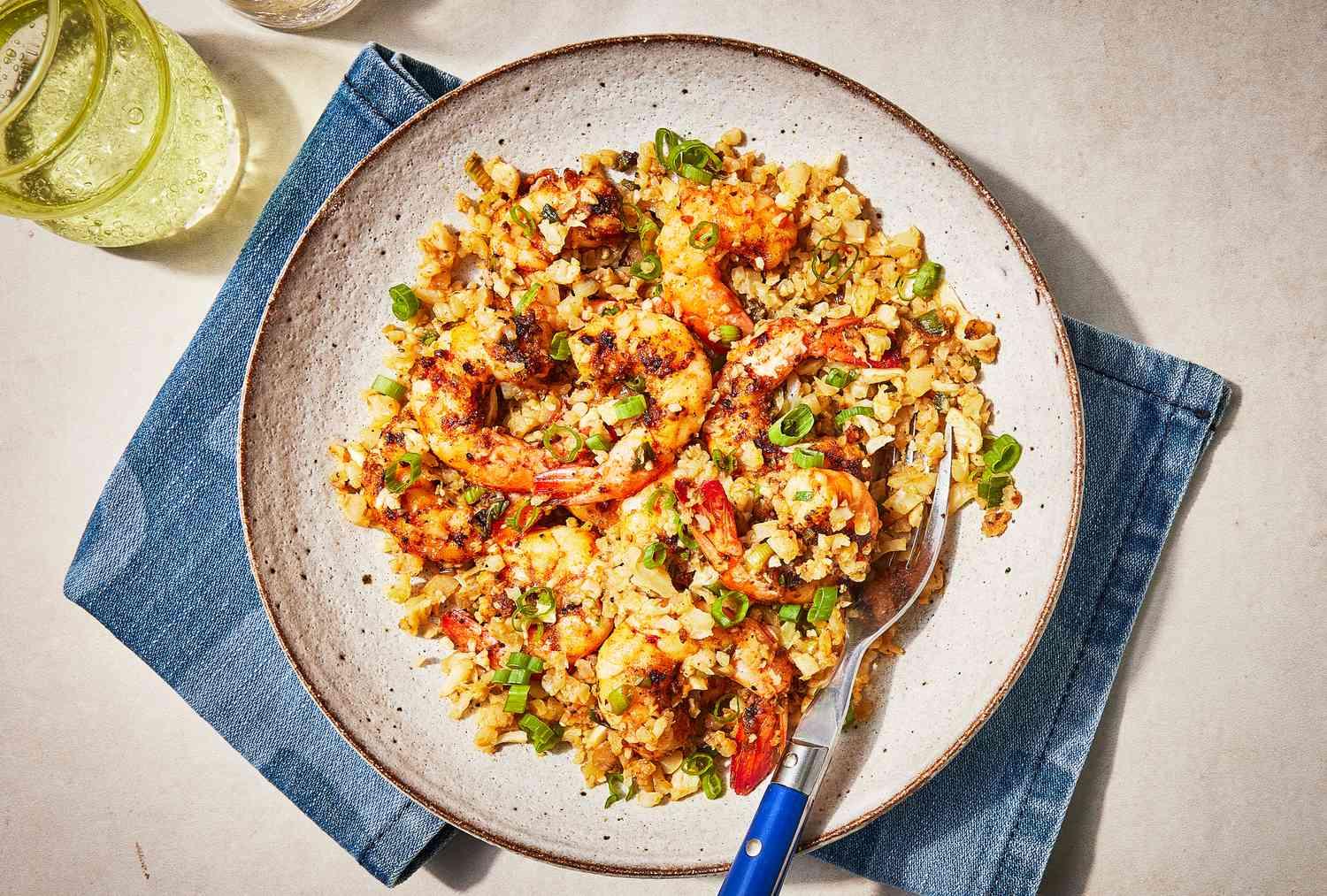 Spicy Shrimp with Cauliflower Rice Spicy Shrimp with Cauliflower Rice