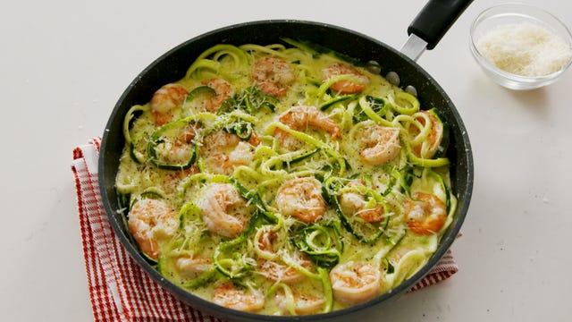 Keto Shrimp Zoodle Alfredo Keto Shrimp Zoodle Alfredo