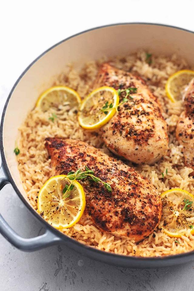 One Pot Lemon Herb Chicken & Rice One Pot Lemon Herb Chicken & Rice