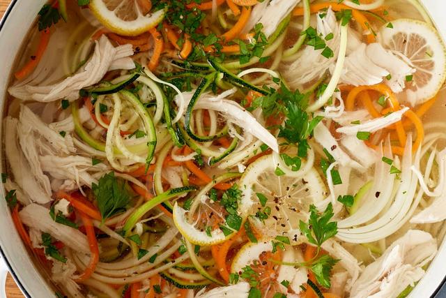 Recipe: The Best Chicken Zoodle Soup Recipe: The Best Chicken Zoodle Soup