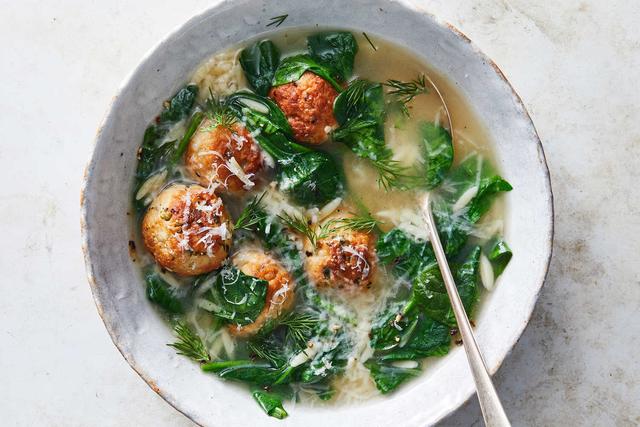 Italian Wedding Soup With Turkey Meatballs Italian Wedding Soup With Turkey Meatballs