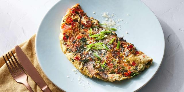 Spinach Mushroom Omelet Spinach Mushroom Omelet