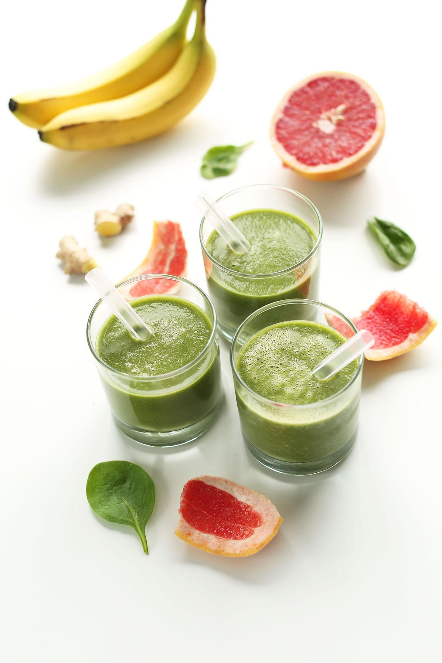 Grapefruit Green Smoothie Grapefruit Green Smoothie