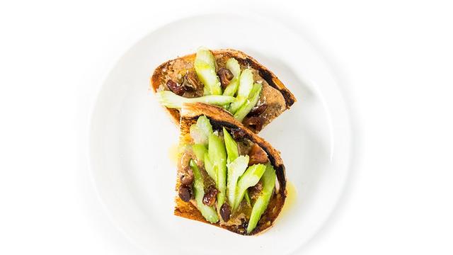 Celery, Date, and Almond Butter Toasts Celery, Date, and Almond Butter Toasts