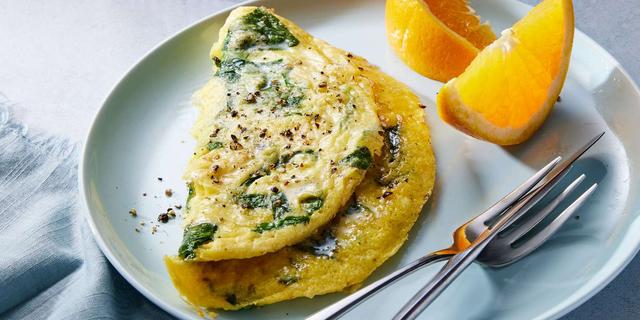 Baby Spinach Omelet Baby Spinach Omelet