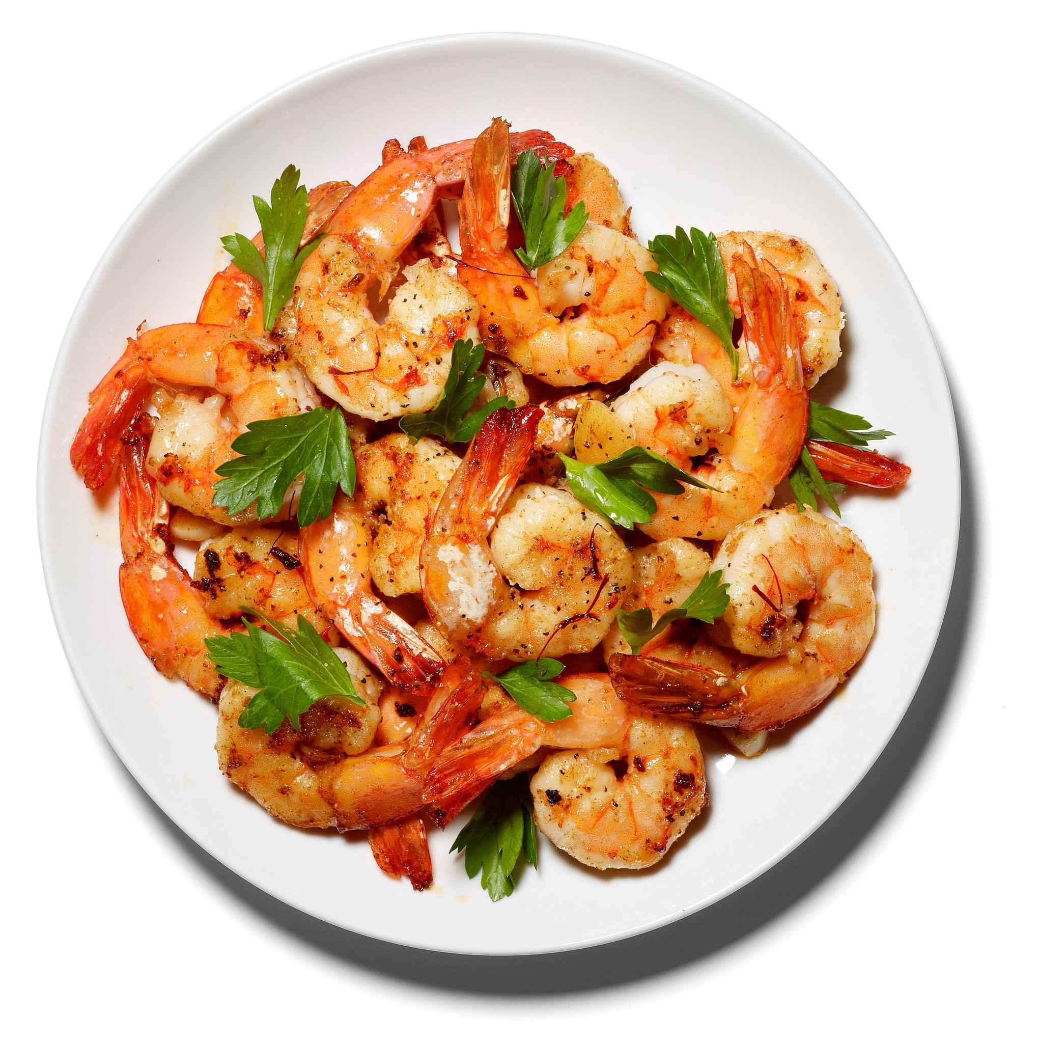Sautéed Shrimp With Garlic and Saffron Sautéed Shrimp With Garlic and Saffron