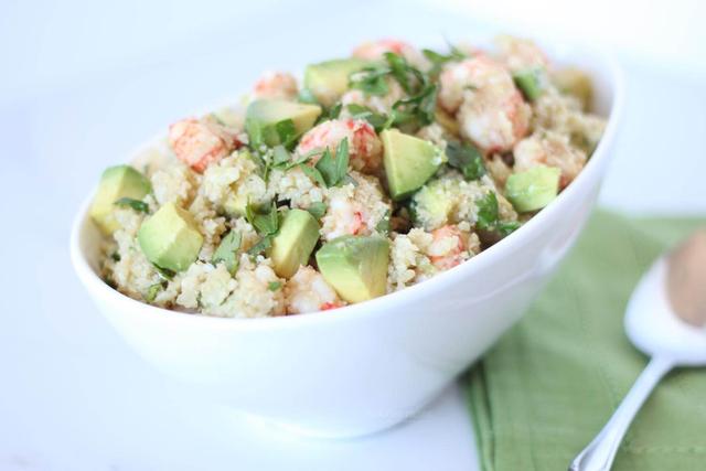 Asian Cauliflower Rice with Ginger Shrimp Asian Cauliflower Rice with Ginger Shrimp
