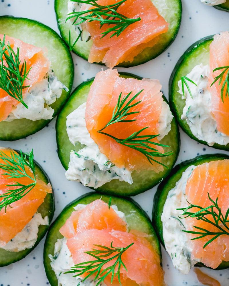 Smoked Salmon & Cucumber Appetizer Smoked Salmon & Cucumber Appetizer