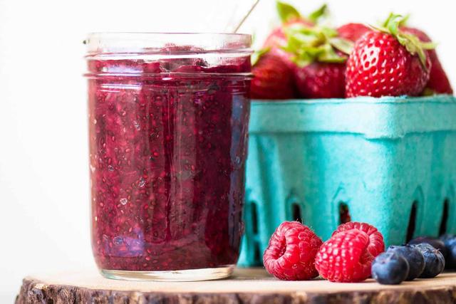 Chia Seed Jam With Berries Chia Seed Jam With Berries