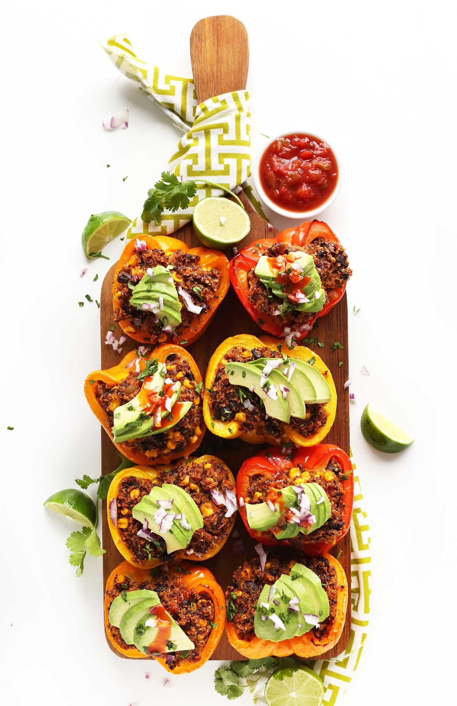 Mexican Quinoa Stuffed Peppers Mexican Quinoa Stuffed Peppers