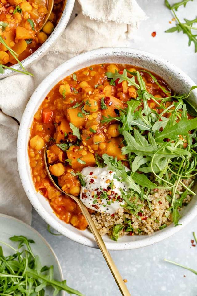 Moroccan Chickpea Stew in the Slow Cooker Moroccan Chickpea Stew in the Slow Cooker