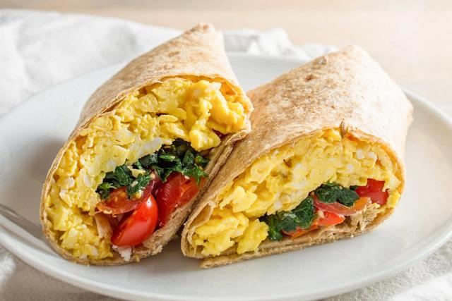 Recipe: Freezer-Friendly Spinach Feta Breakfast Wraps Recipe: Freezer-Friendly Spinach Feta Breakfast Wraps