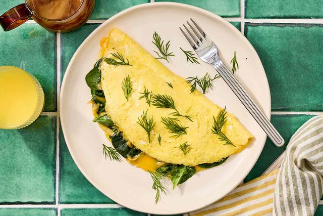 10-Minute Spinach Omelet 10-Minute Spinach Omelet