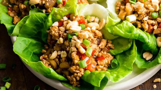 Asian Chicken Lettuce Wraps (better than P.F. Chang’s)! Asian Chicken Lettuce Wraps (better than P.F. Chang’s)!