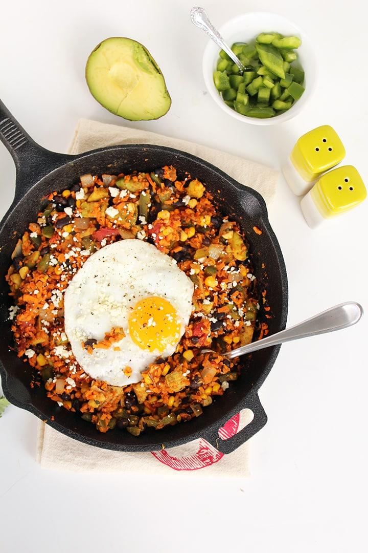 Sweet Potato Rice Mexican Breakfast Skillet Sweet Potato Rice Mexican Breakfast Skillet