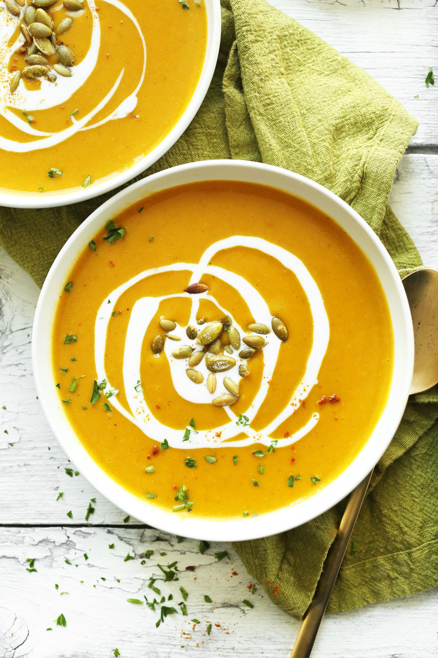 Curried Butternut Squash Soup Curried Butternut Squash Soup