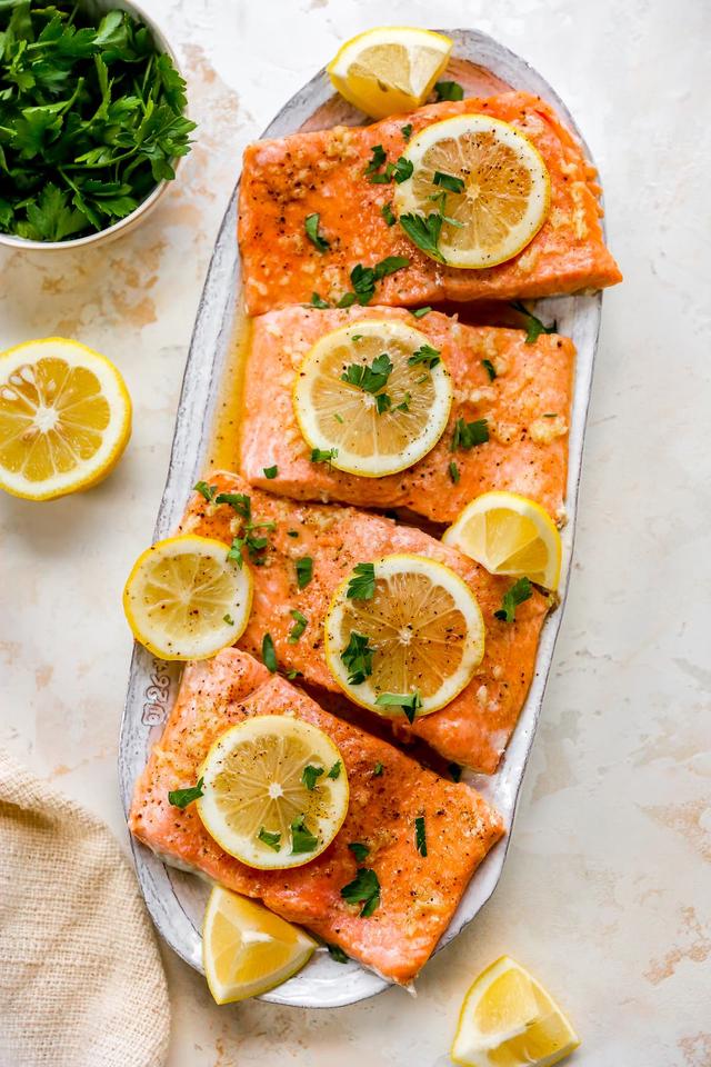 Honey Lemon Garlic Salmon Honey Lemon Garlic Salmon