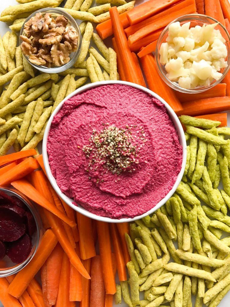 Chickpea-less Beet Hummus (oil-free) Chickpea-less Beet Hummus (oil-free)