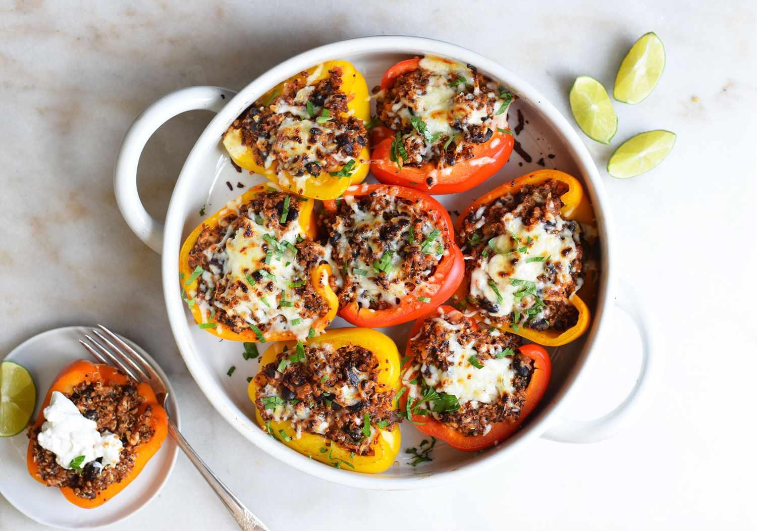 Quinoa Stuffed Peppers Recipe Quinoa Stuffed Peppers Recipe