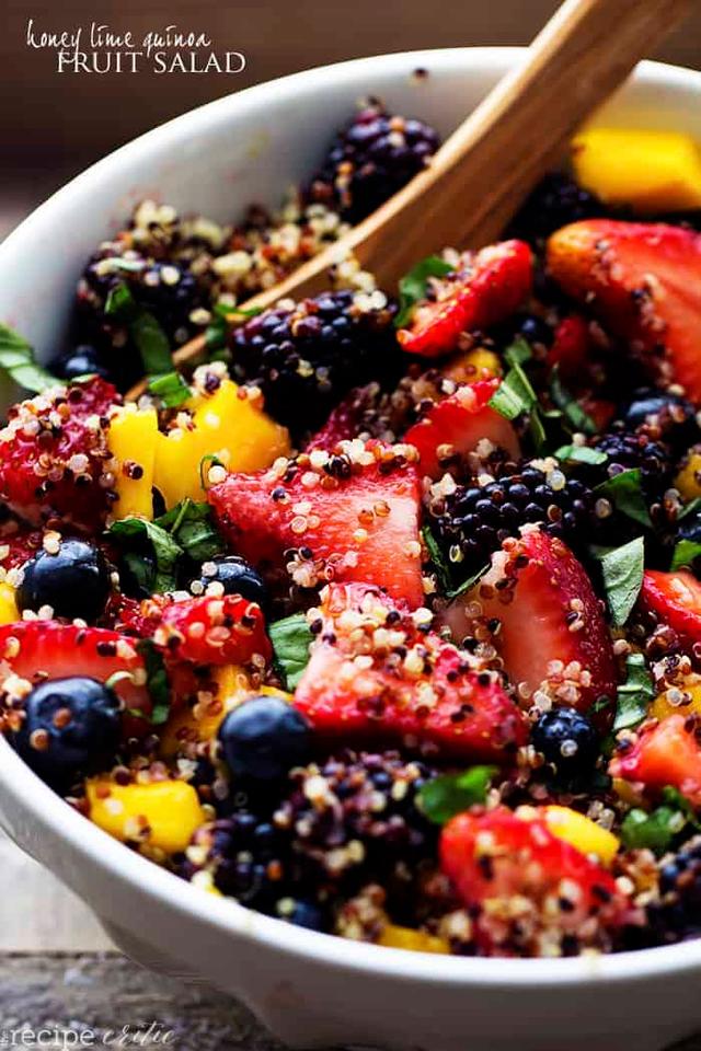 Honey Lime Quinoa Fruit Salad Honey Lime Quinoa Fruit Salad