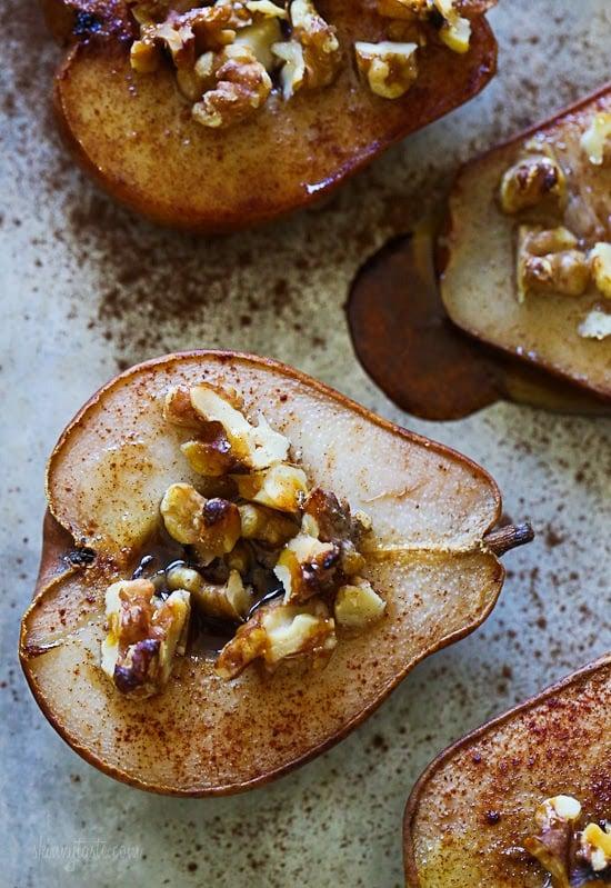 Baked Pears with Walnuts and Honey Baked Pears with Walnuts and Honey