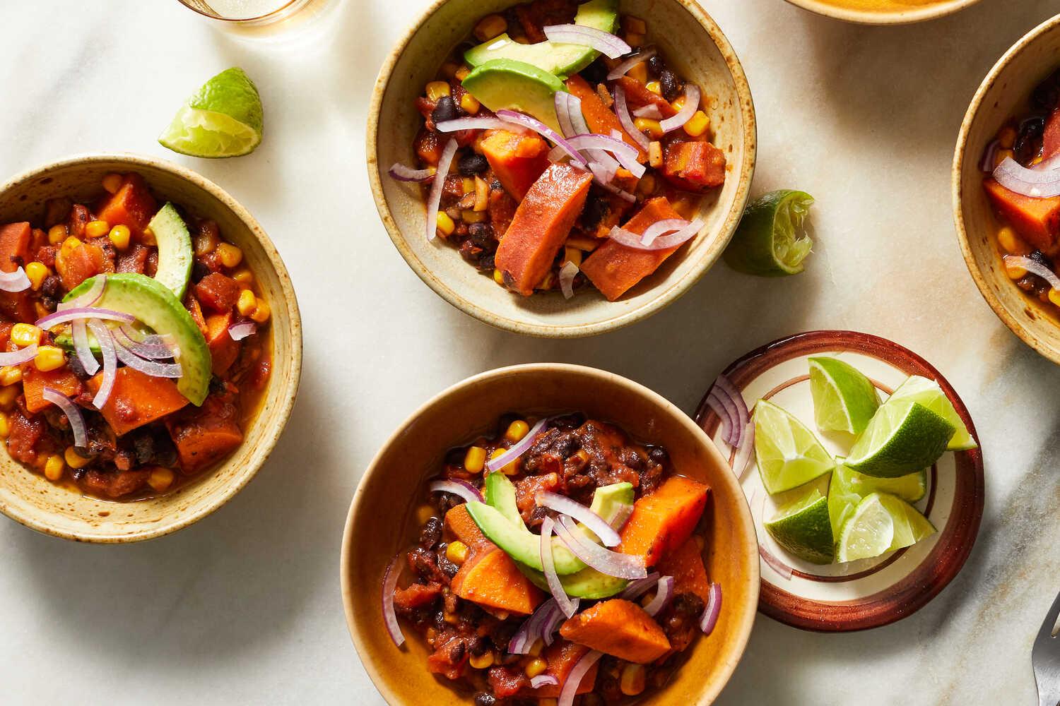 Spicy Black Bean and Sweet Potato Chili Spicy Black Bean and Sweet Potato Chili