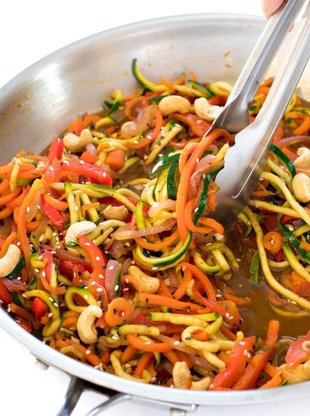 Zucchini Noodle Stir Fry Zucchini Noodle Stir Fry