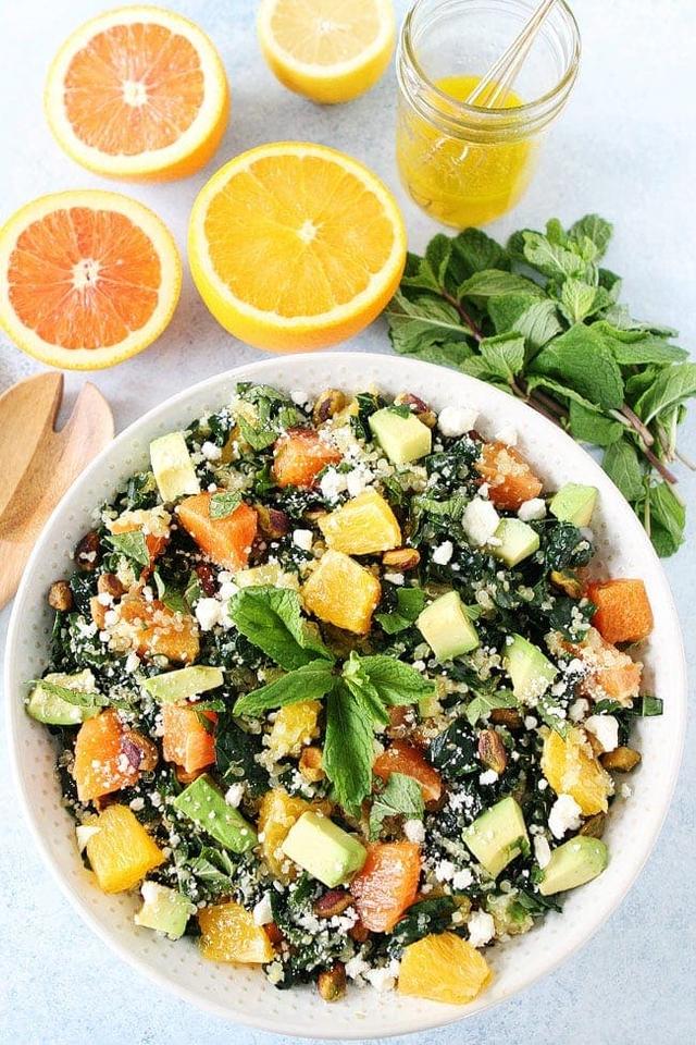 Orange, Avocado, and Kale Quinoa Salad Orange, Avocado, and Kale Quinoa Salad