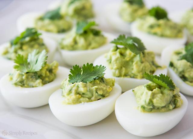 Avocado Deviled Eggs Avocado Deviled Eggs
