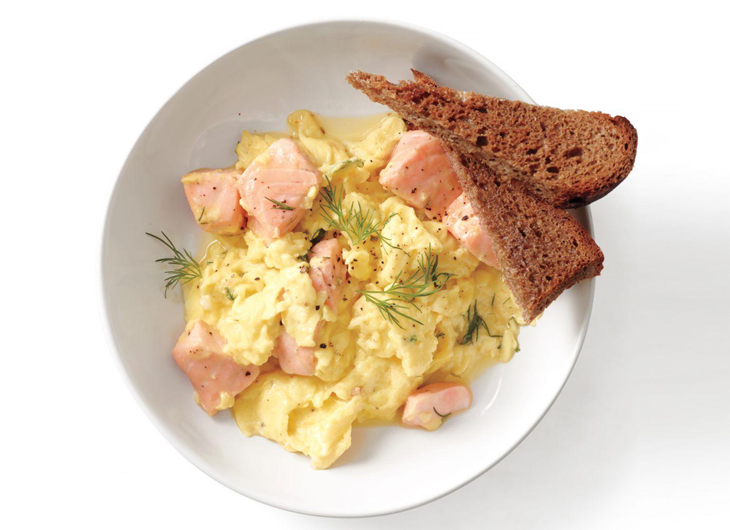 Salmon and Scrambled Eggs Salmon and Scrambled Eggs