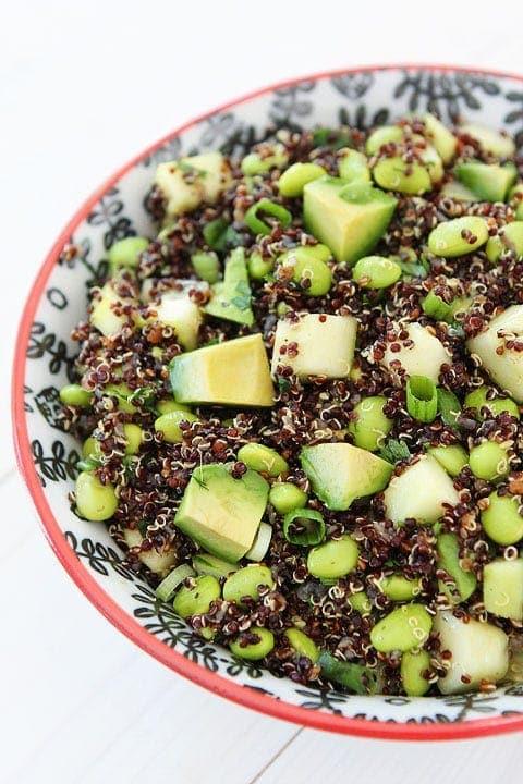 Quinoa Salad with Edamame, Cucumber and Avocado Quinoa Salad with Edamame, Cucumber and Avocado