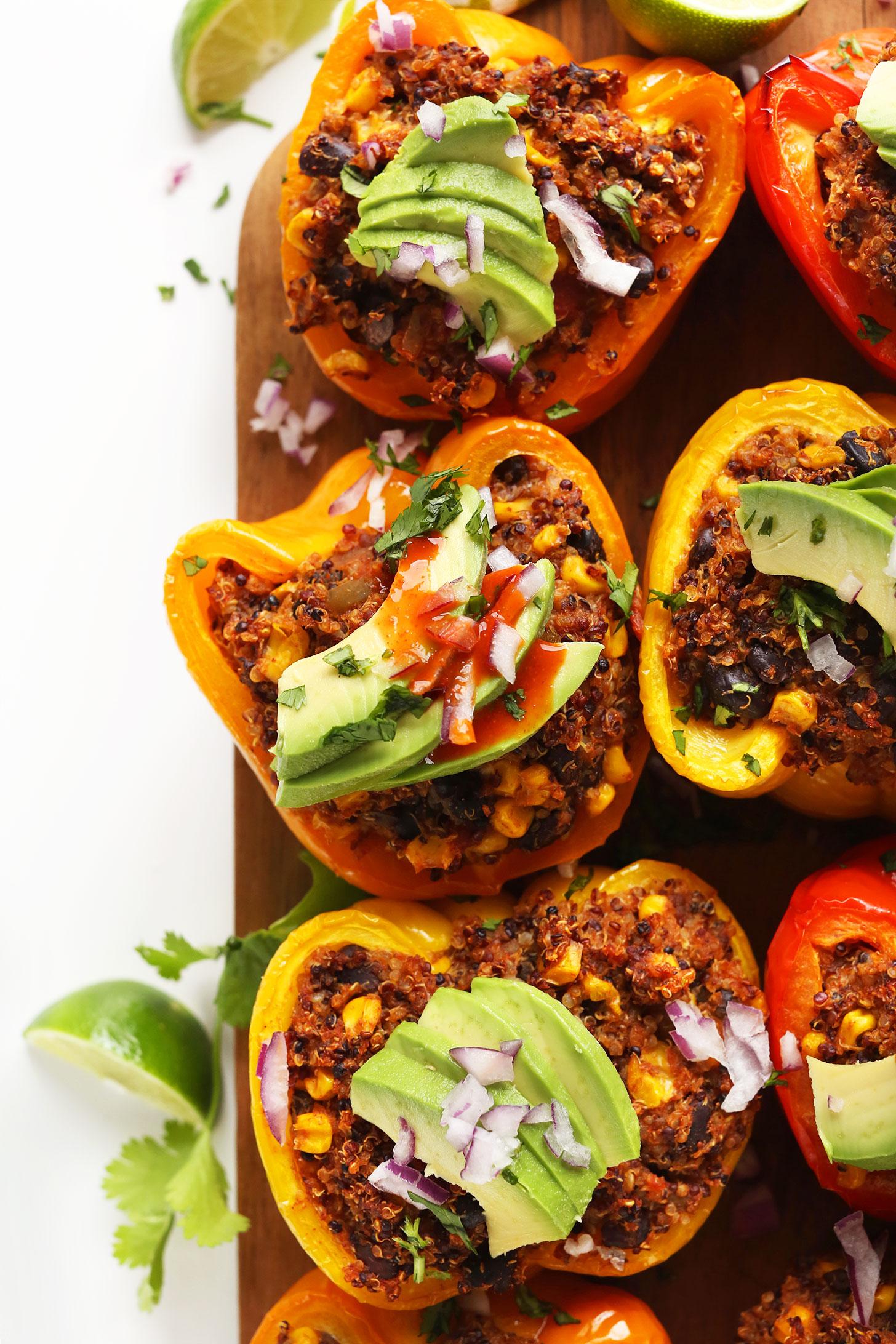 Mexican Quinoa Stuffed Peppers Mexican Quinoa Stuffed Peppers