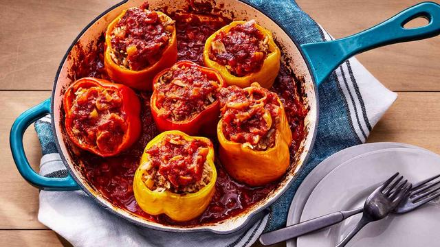 Ground Turkey Stuffed Peppers Ground Turkey Stuffed Peppers