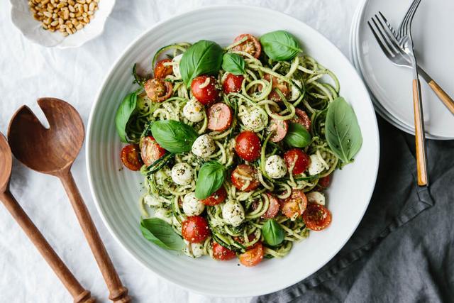 Zucchini Noodle Caprese Zucchini Noodle Caprese