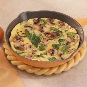 Mushroom Spinach Omelet Mushroom Spinach Omelet