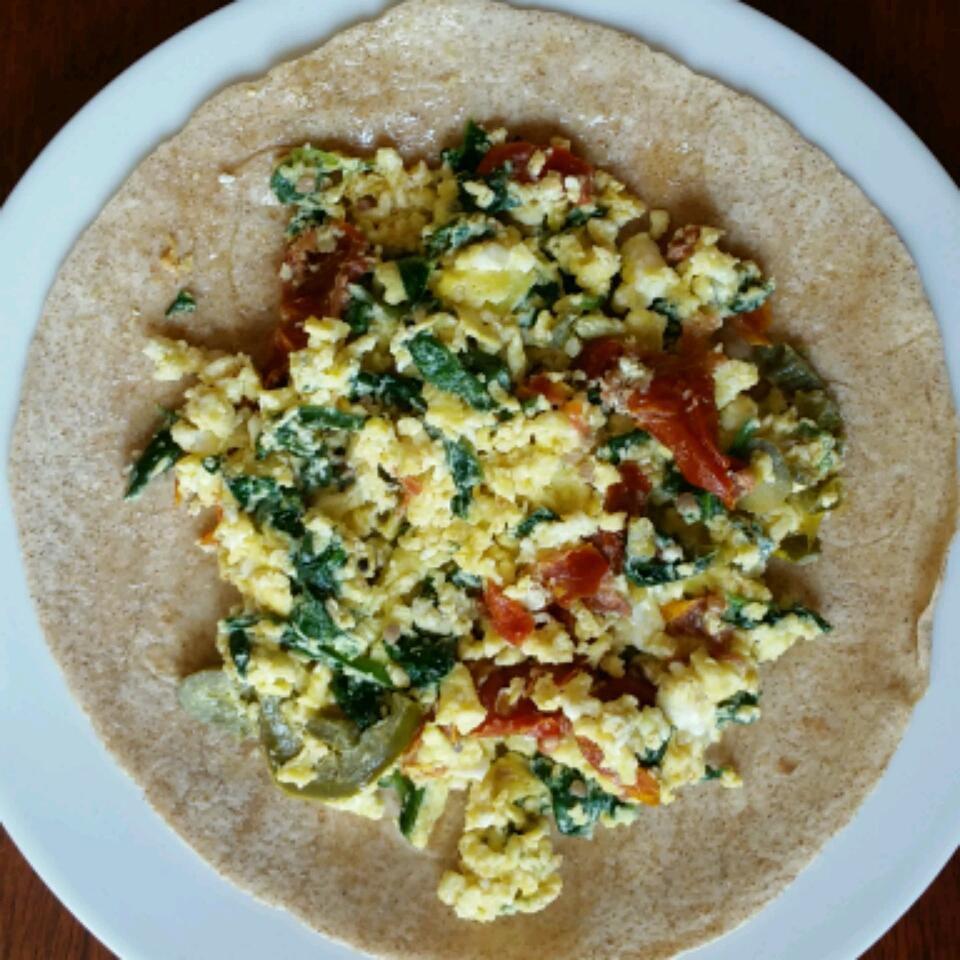 Spinach Feta Egg Wrap Spinach Feta Egg Wrap