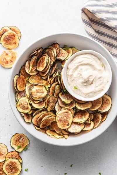Healthy Zucchini Chips Healthy Zucchini Chips