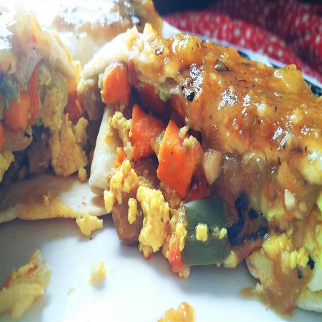 Tofu Scramble Wraps Tofu Scramble Wraps