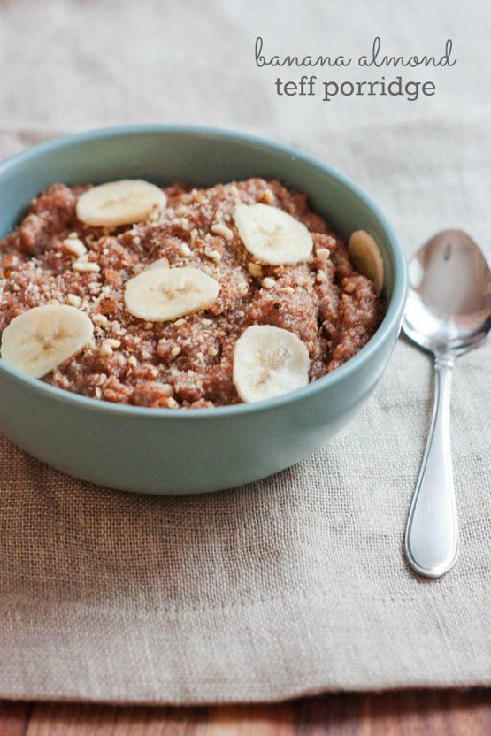 Banana Almond Teff Porridge Banana Almond Teff Porridge