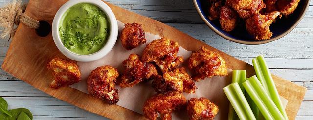 Crispy Buffalo Cauliflower Bites Crispy Buffalo Cauliflower Bites