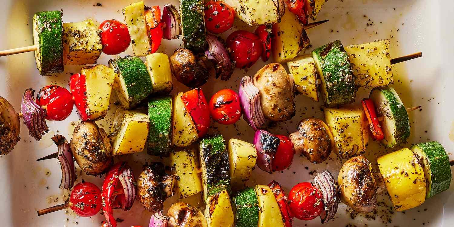 Grilled Veggie Skewers Grilled Veggie Skewers