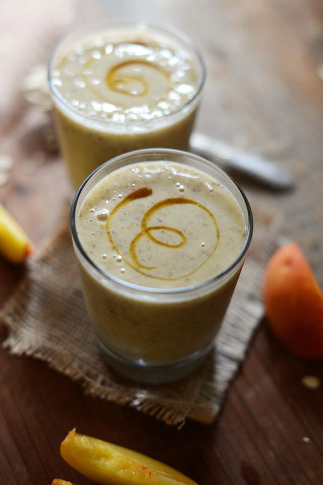 Peach Oat Smoothie Peach Oat Smoothie