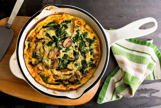 Mushroom and Spinach Frittata Mushroom and Spinach Frittata
